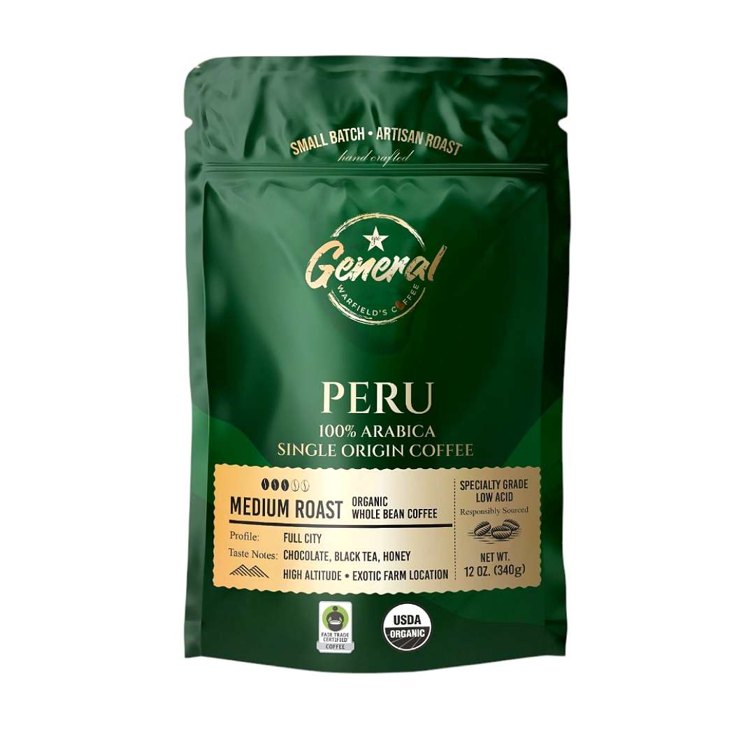 Fair Trade and Organic certified Peruvian roast