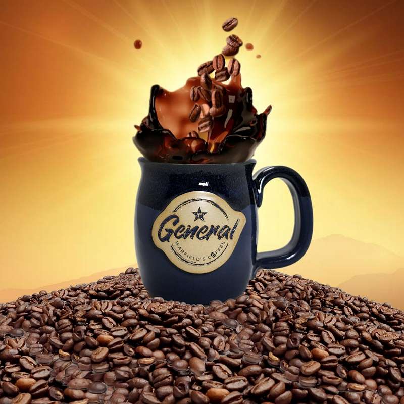 lifestyle image of General Warfield's mug - "Cadence" 16 ounces