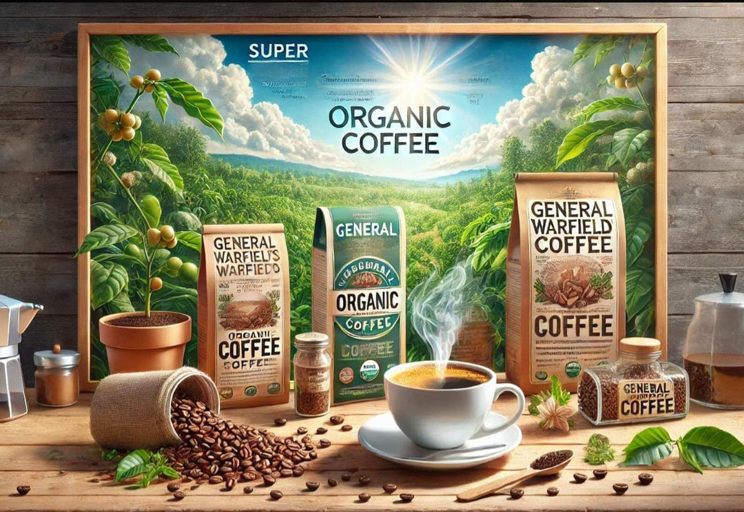 General Warfield’s Fair Trade and USDA Organic certified Whole Bean Coffee 