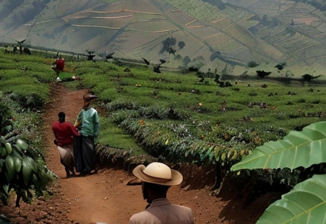 Ethiopian Yirgacheffe coffee farm