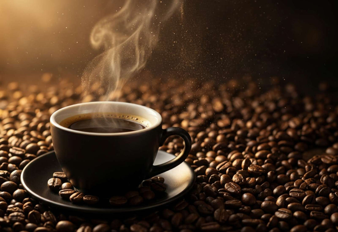 Cup of specialty coffee with low histamine content