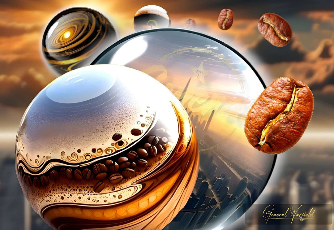 Symbolic ariel view of the search and navigation of the thriving coffee culture in your city