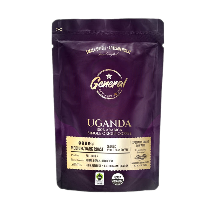 Front view of Organic Ugandan Roast