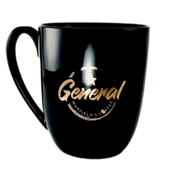 General Warfield's Coffee Cup in Black 11oz
