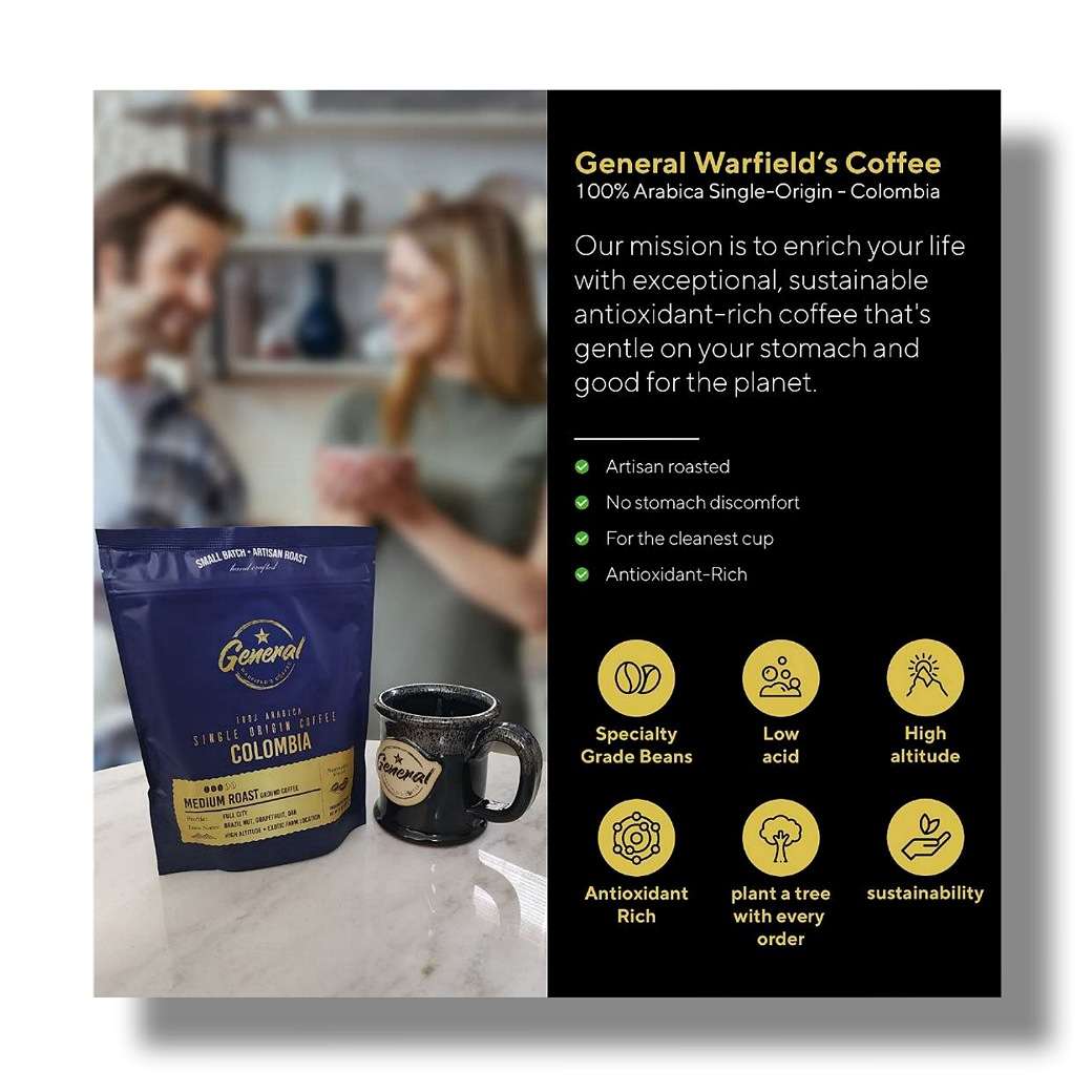 Single-Origin Colombian Coffee - 100% Arabica - Medium Roast
